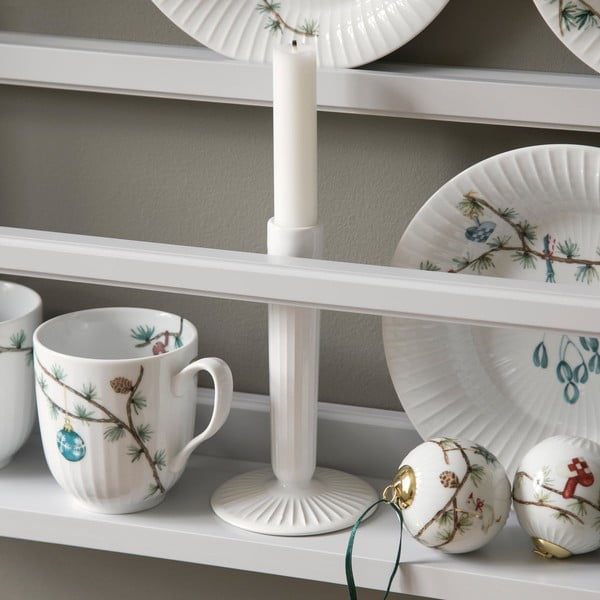 Valge keraamiline küünlajalg Hammershoi, kõrgus 12 cm Hammershøi - Kähler Design-image-2