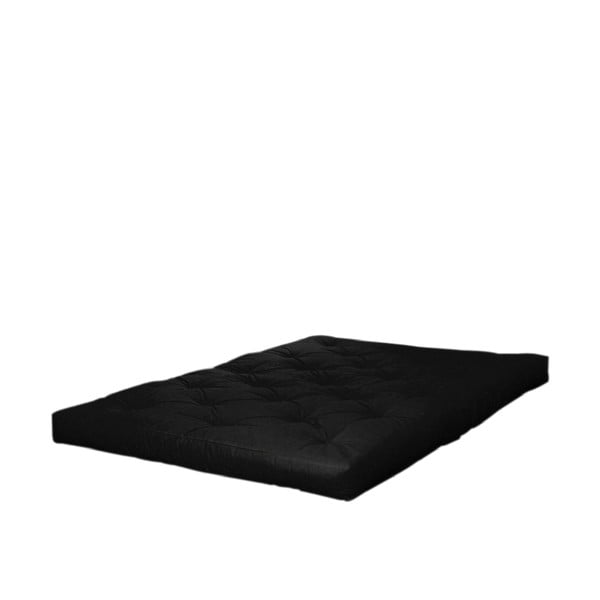 Must keskmise kõvadusega futon madrats 160x200 cm Coco Black - Karup Design
