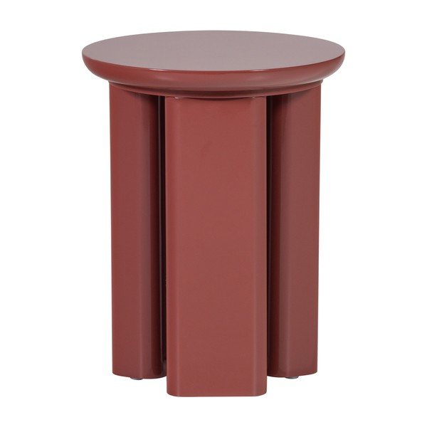 Läikiv ümmargune abilaud ø 40 cm Orivo - WOOOD-image-2