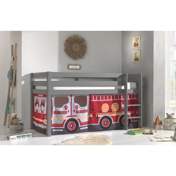 Laste voodikardinad 196,5x86,5 cm Fire Truck - Vipack-image-1