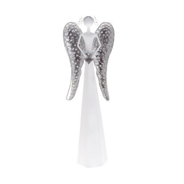 Metallist ingel kuju LED valgusega , kõrgus 40 cm - Dakls