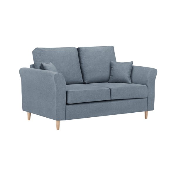 Modrá dvoumístná pohovka Kooko Home Smooth