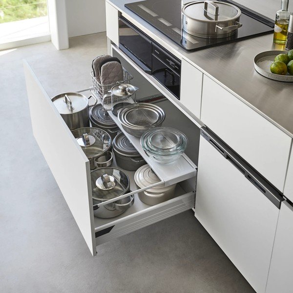 Valge reguleeritav metallist lisariiul 108x15 cm Tower - YAMAZAKI-image-3