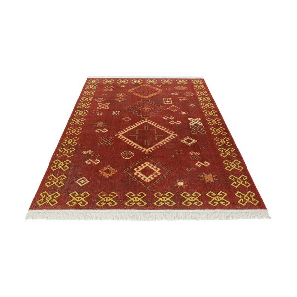 Punane vaip taaskasutatud puuvillast , 200 x 290 cm Sarobi - Nouristan-image-3