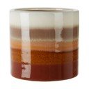 Béžovo-hnědý květináč z kameniny Premier Housewares Sorrell, ø 20 cm