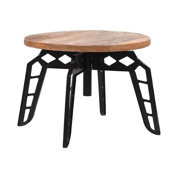 Odkládací stolek s deskou z mangového dřeva LABEL51 Pebble, ⌀ 60 cm