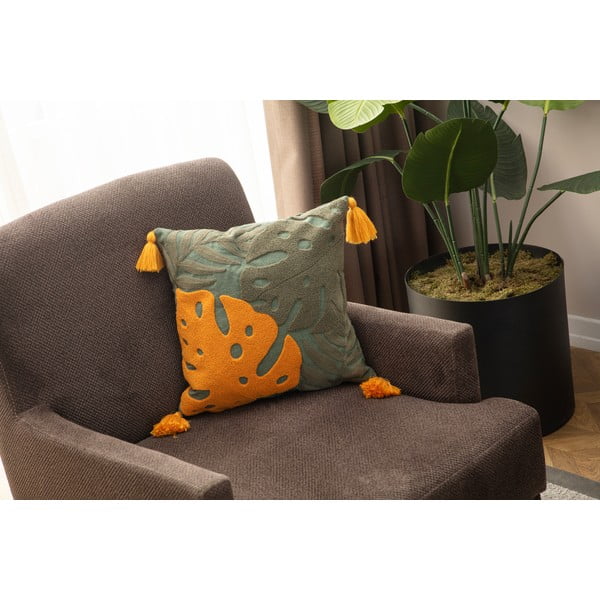 Linaseguga dekoratiivpadi 43x43 cm - Mila Home-image-1