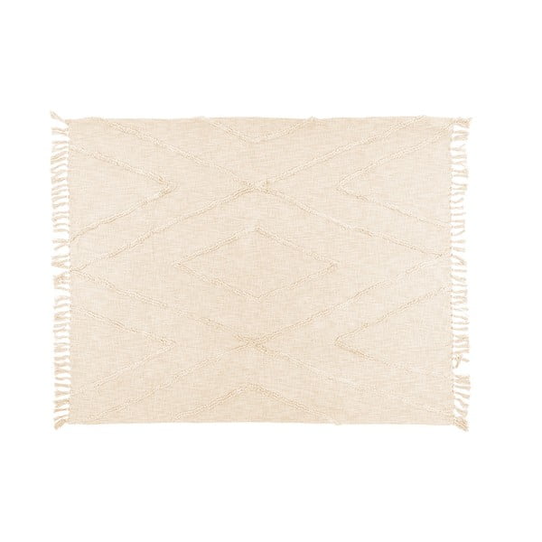 Kreemikas puuvillane voodipeitkate kaheinimesevoodile 250x260 cm Sahara - Tiseco Home Studio-image-2