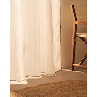 Valge linane kardin 140x270 cm Adra - Kave Home