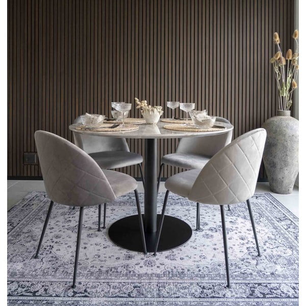 Helehallid sametist söögitoolid 2tk komplektis Geneve - House Nordic-image-1