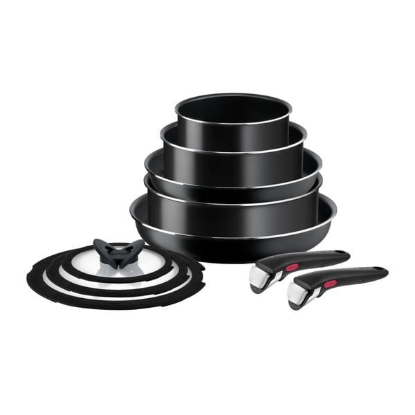 Alumiiniumist keedunõude komplekt 10 tk INGENIO EASY COOK & CLEAN BLAC L1549042 - Tefal