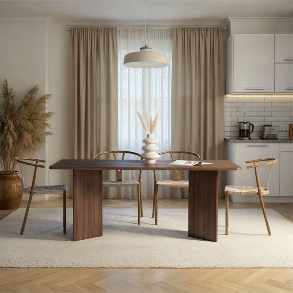 Pähklipuust söögilaud 90x180 cm Linza - Kalune Design-image-2