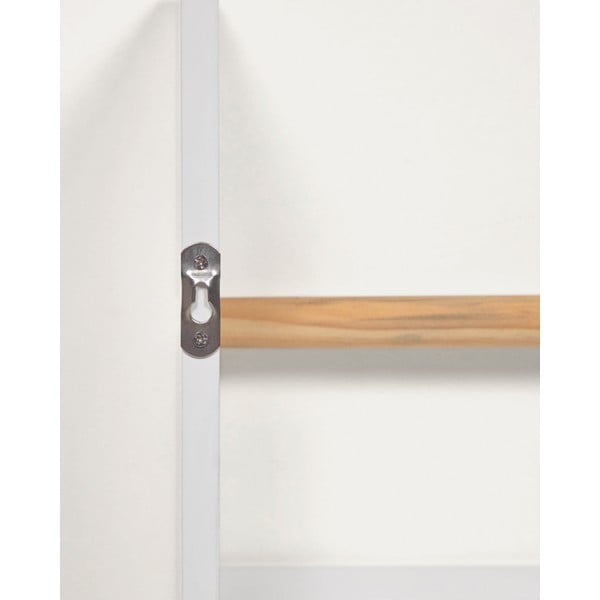 Valge astmeline laste riiul 50 cm Gopi - Kave Home-image-4