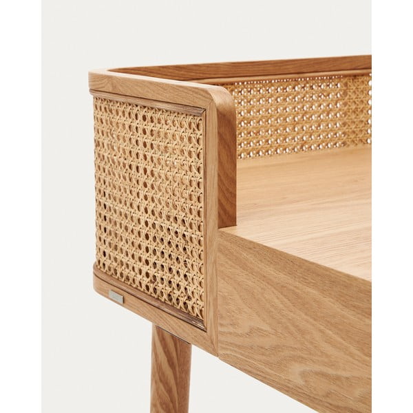 Töölaud tuhapuu dekooriga 62x105 cm Araxi - Kave Home-image-4