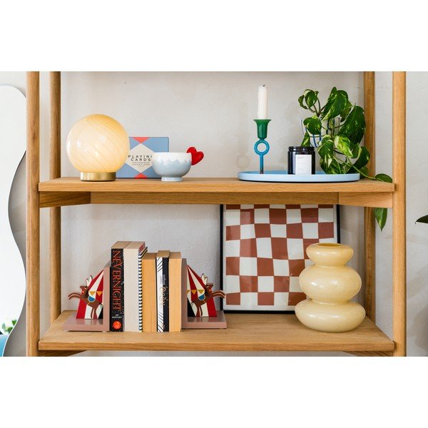 Helekollane lauavalgusti klaasist varjuga (kõrgus 17 cm) Summer Globe - Leitmotiv-image-1