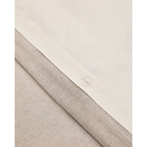 Beež pikendatud üheinimesevoodi voodipesu puuvill-perkalist 150x220 cm Sotela - Kave Home-image-1