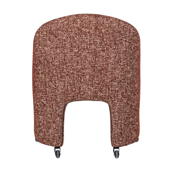 Polsterdatud kontoritool terrakota värvi Cordo - WOOOD-image-4