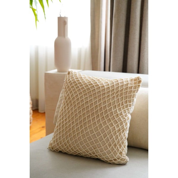 Puuvillane padjakate 43x43 cm Net - Mioli Decor-image-1