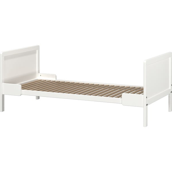 Valge täispuidust võrevoodi 70x140 cm Alkmaar - Germania-image-2