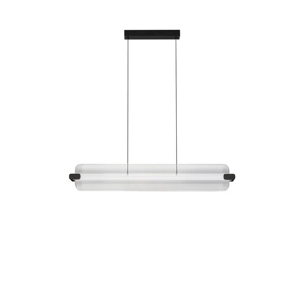 Mattmust klaasist hämardatav LED-rippvalgusti Emery - Nova Luce