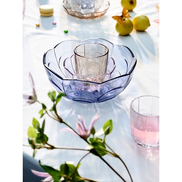 Helesinine klaasist kauss ø 23 cm Lily - Holmegaard-image-2