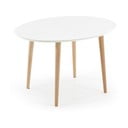 Valge kokkupandav söögilaud 90x120 cm Oqui – Kave Home