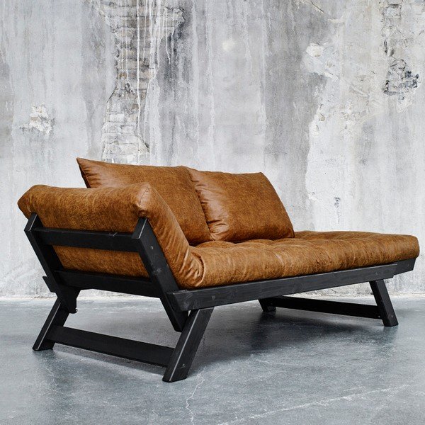 Pohovka Karup Vintage Bebop Black/Cognac-image-1