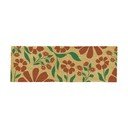 Kookoskiududest uksematt 40x120 cm Red & Green Floral - Artsy Doormats