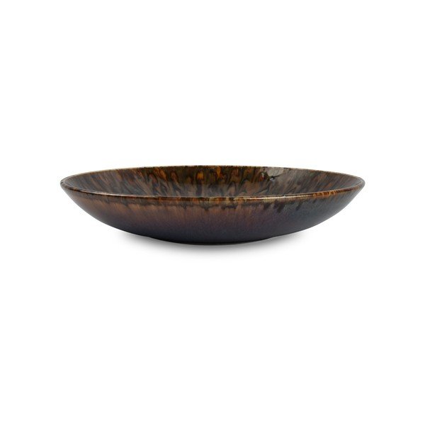 Pruun sügav portselantaldrik ø 26 cm Resto - BonBistro-image-2