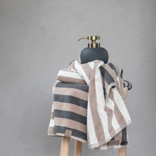 Sinihall orgaanilisest puuvillast rätik 50x90 cm Disorder - Mette Ditmer Denmark-image-1