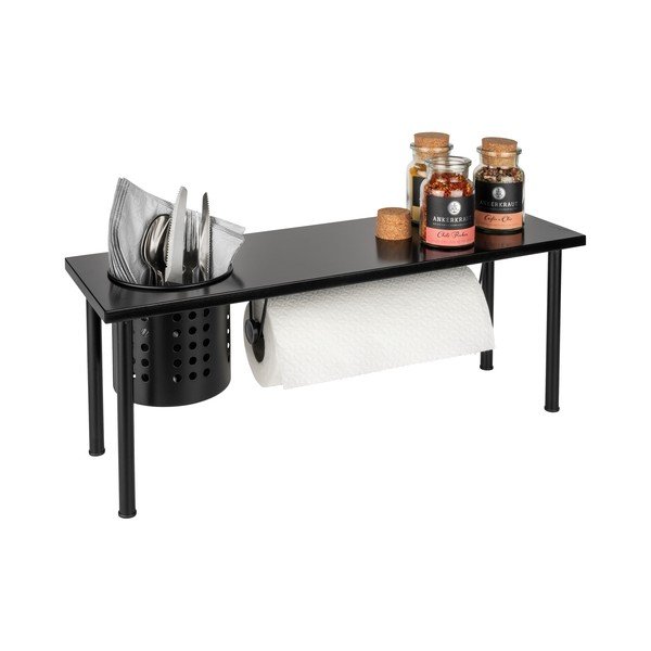 Must köögiriiul köögirulli hoidjaga Blanco Black Outdoor Kitchen Blanco - Wenko-image-3