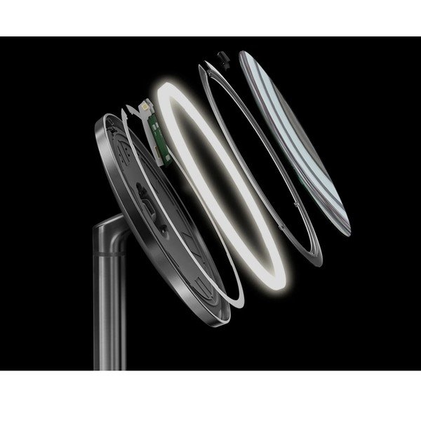 Valgustusega kosmeetikapeegel seinale, suurendav ø 20 cm Sensor - simplehuman-image-4