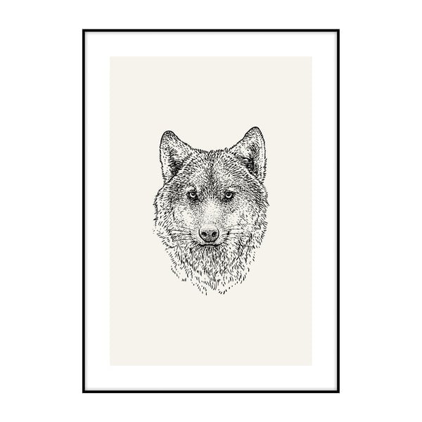 Plakát Imagioo Wolf Ilu, 40 x 30 cm