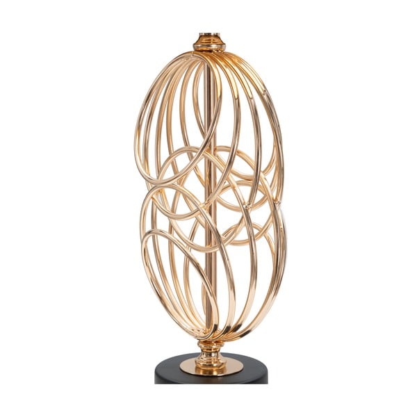 Must-kuldne tekstiilist varjuga laualamp (kõrgus 58,5 cm) Circly - Mauro Ferretti-image-4