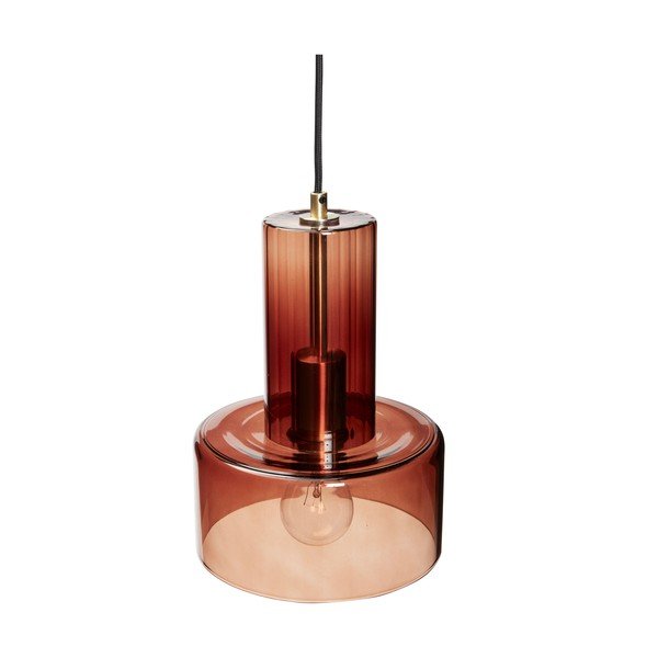 Pruun dimmerdatav rippvalgusti ø 20 cm Ripple - Hübsch-image-2