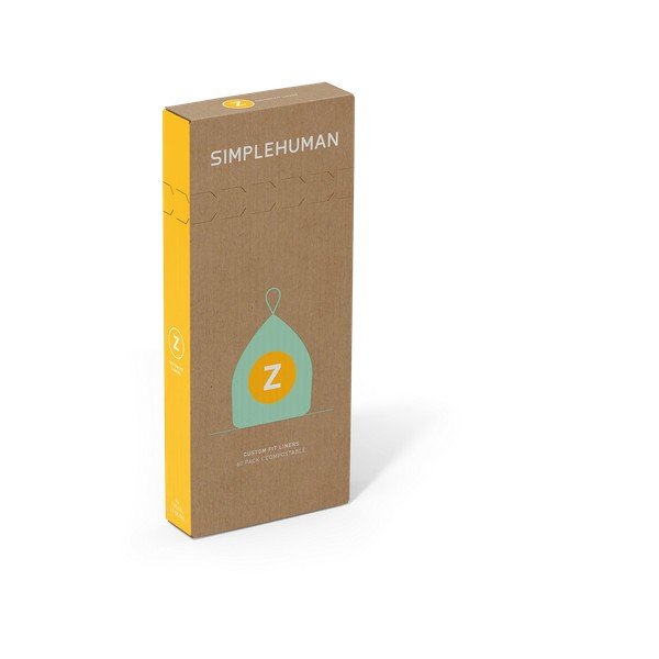 Kompostitavad prügikotid 60 tk komplektis, 4 l Z - simplehuman
