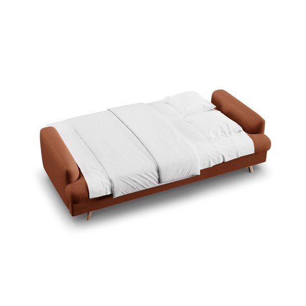 Diivanvoodi/panipaigaga terrakota värvi 233 cm Naomi - Micadoni-image-3