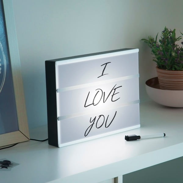 Valgus tahvel koos tähtede ja pliiatsiga Kinokast - InnovaGoods-image-1