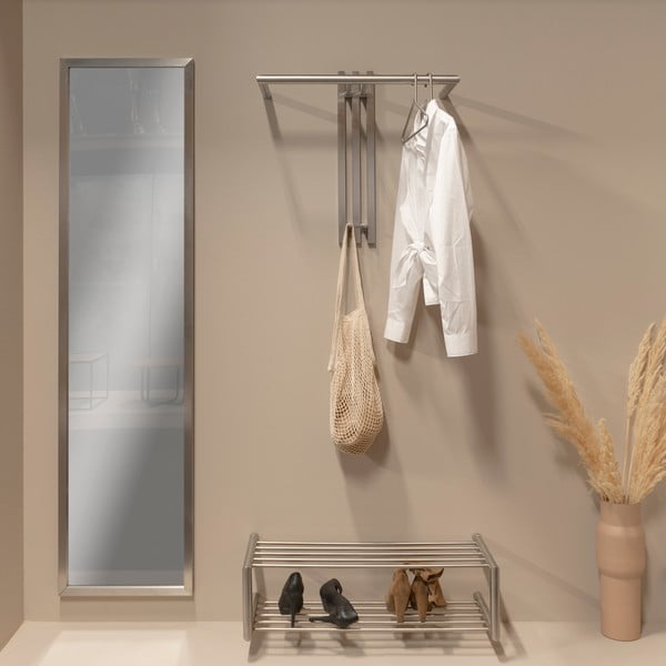 Hõbedane metallist seinanagi Senza - Spinder Design-image-1