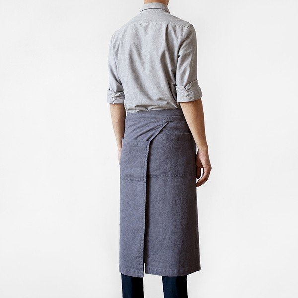 Tumehall linane põll, pikkus 76 cm Garcon - Linen Tales-image-1