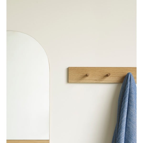 Tammepuidust naturaalset värvi seinanagi Folk - Hübsch-image-1