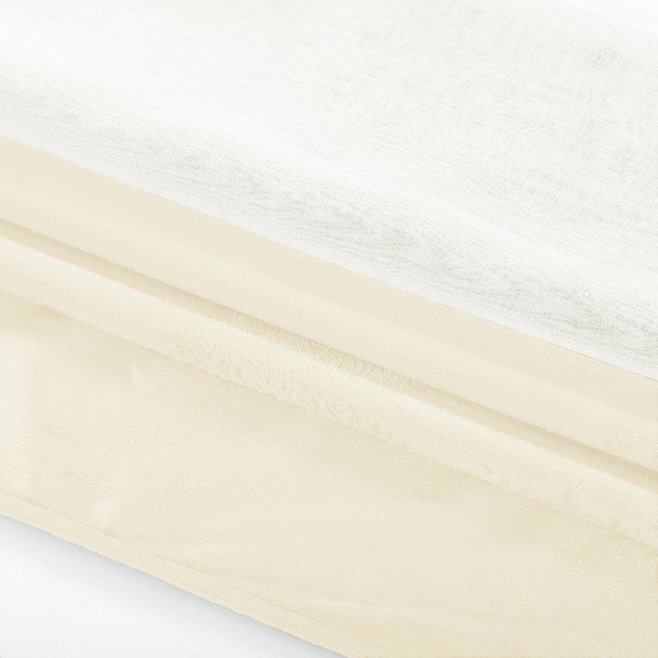 Valge ja beež Irvelette Eyelets kardin, 140 x 270 cm Irvette Eyelets - AmeliaHome-image-1