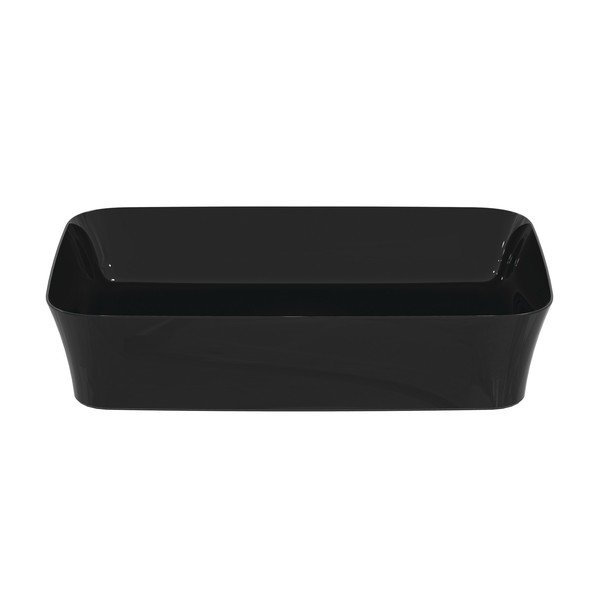 Läikiv must keraamiline valamu 55x38 cm Ipalyss - Ideal Standard-image-3