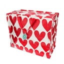 Taaskasutatud plastikust riiete hoiukott 58x28x48 cm Hearts - Rex London