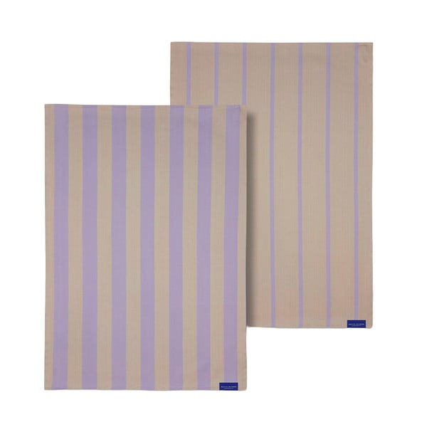 Puuvillased rätikud 2 tk komplektis, 50x70 cm Stripes - Mette Ditmer Denmark