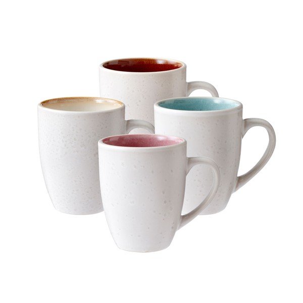 Komplekt 4 kreemjas valget keraamilist kruusi, 300 ml - Bitz