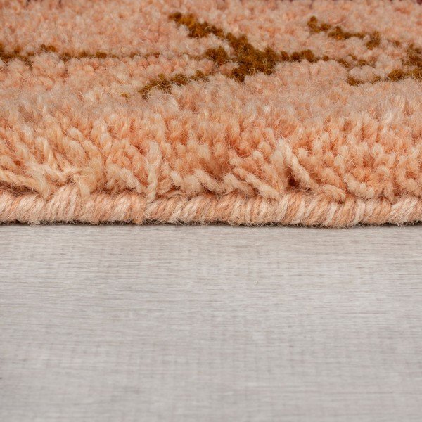 Lõhevärvi käsitsi kootud villane vaip 160x230 cm Moroccan Sahara - Flair Rugs-image-4