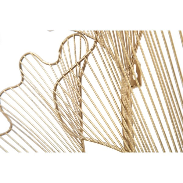 Metallist seinakaunistus 79x68 cm Leaf - Mauro Ferretti-image-2