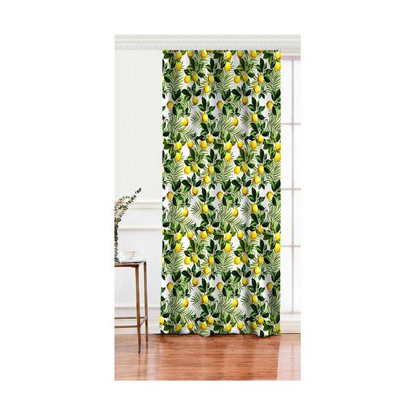 Kollakas-roheline kardin 140x260 cm - Mila Home-image-1