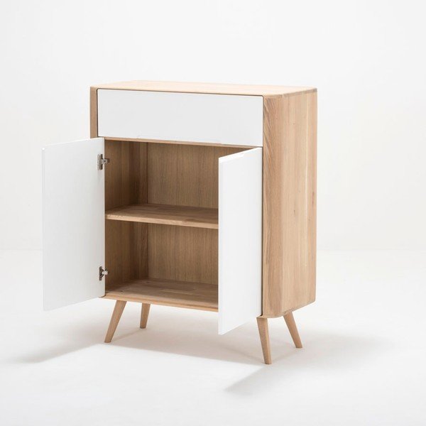 Tammepuust kapp One, 90 x 42 x 110 cm Ena - Gazzda-image-1